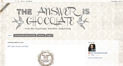 Desktop Screenshot of answerischoco.com